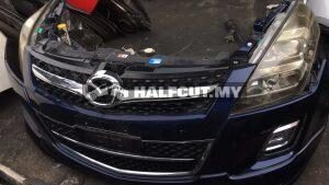 MAZDA 8 2012 NOSE BONNET FENDER HALFCUT HALF CUT