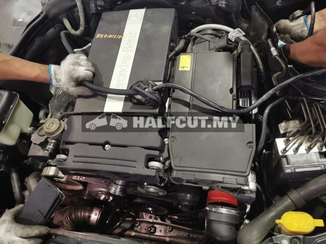 MERCEDES BENZ W203 C200 271 KOMPRESSOR HALFCUT HALF CUT