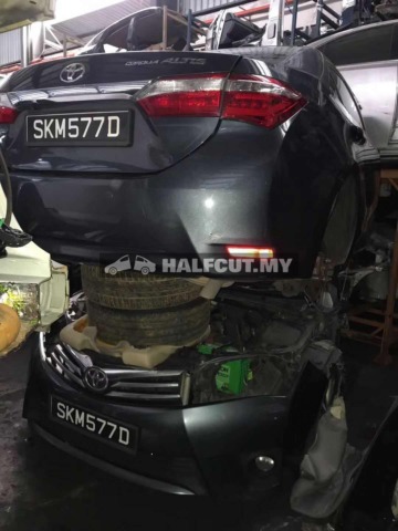 TOYOTA ALTIS 172 1.6CC 1ZR FRONT AND REAR HALFCUT HALF CUT