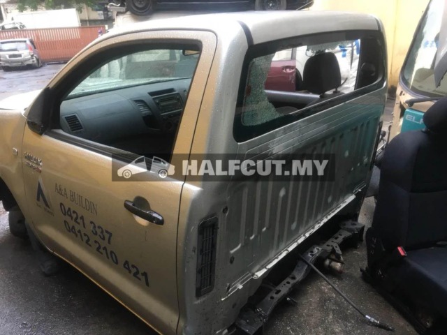 TOYOTA HILUX KUN26 SINGLE CAP 3.0CC VNT 1KD FRONT HALFCUT HALF CUT