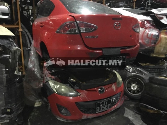 MAZDA 2 10YR 1.5CC AUTO ZY FRONT AND REAR HALFCUT HALF CUT