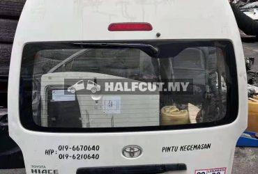 TOYOTA HIACE REAR BONNET