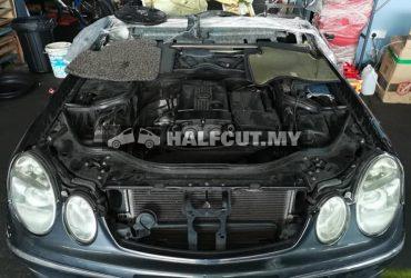 MERCEDES BENZ E CLASS W211 E200 KOMPRESSOR HALFCUT HALF CUT