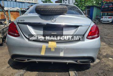 MERCEDES BENZ C CLASS W205 REAR COMPLETE HALFCUT HALF CUT