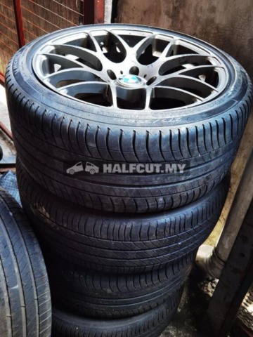 BMW F10 535I N55 TURBO READY STOCK 19"SPORT RIM SET FRONT 245 45 19 REAR 275 35 19 HALFCUT HALF CUT