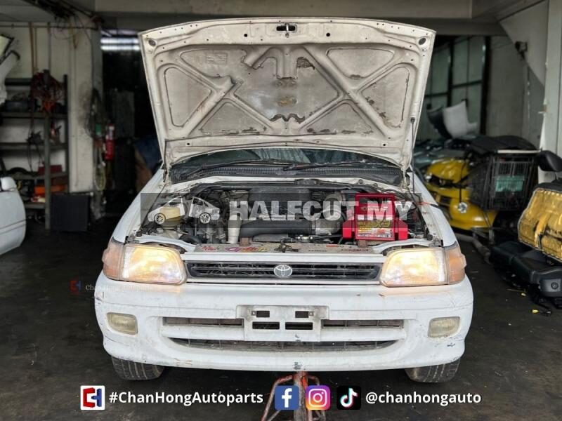 TOYOTA STARLET EP81 4E TURBO M T HALFCUT HALF CUT