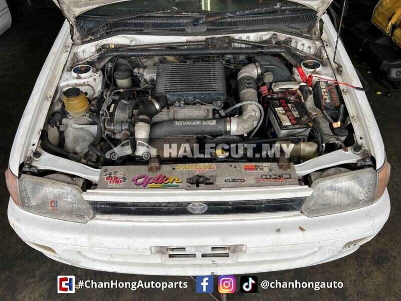 TOYOTA STARLET EP81 4E TURBO M T HALFCUT HALF CUT