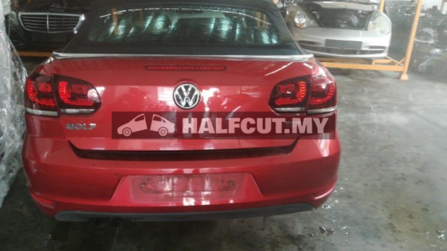 VOLKSWAGEN GOLF MK6 1.4 CABRIOLET CKD SPORT RIM SET EXHAUST READY STOCK HALFCUT HALF CUT