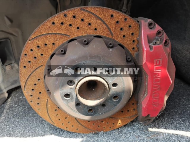 BMW F30 320I N20 TURBO CKD EUROMOOZ BBK 6POT CALIPER READY STOCK HALFCUT HALF CUT