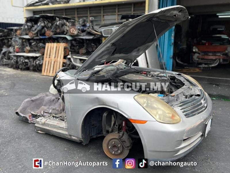 NISSAN SKYLINE PV35 4 DOOR VQ35 6 SPEED M T HALFCUT HALF CUT