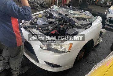 MITSUBISHI LANCER EVOLUTION 10 EVO 10 LANCER 4B11 TDO4 TURBO KIT 4B11 TURBO ENGINE KOSONG GEARBOX SST 4WD EVO X CZ4A HOOD COLOR METER EVO X SEAT BUMPER HALFCUT HALF CUT