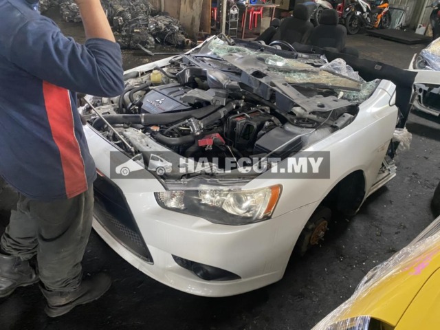 MITSUBISHI LANCER EVOLUTION 10 EVO 10 LANCER 4B11 TDO4 TURBO KIT 4B11 TURBO ENGINE KOSONG GEARBOX SST 4WD EVO X CZ4A HOOD COLOR METER EVO X SEAT BUMPER HALFCUT HALF CUT