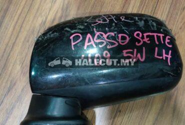 TOYOTA PASSO SETTE 09 5W LH SIDE MIRROR