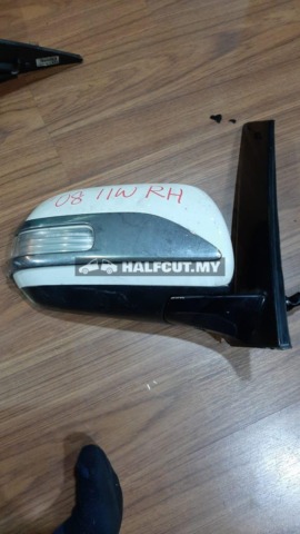 TOYOTA VELLFIRE 20 08 SIDE MIRROR 11W RH