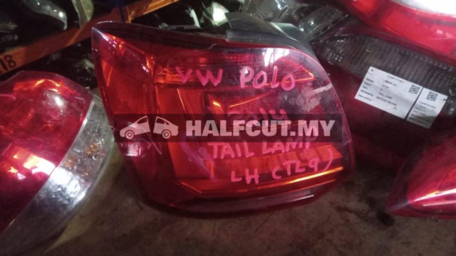 VOLKSWAGEN POLO 6 2014 LH TAILLAMP TAILLIGHT TAIL REAR LAMP LIGHT