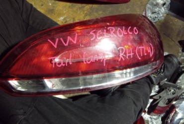 VOLKSWAGEN SCIROCCO RH TAILLAMP TAILLIGHT TAIL REAR LAMP LIGHT