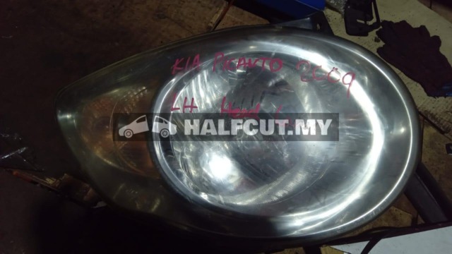 KIA PICANTO 09 LH HEADLAMP HEADLIGHT HEAD LAMP LIGHT