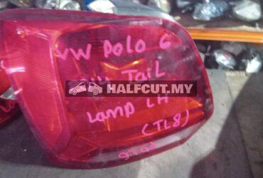 VOLKSWAGEN POLO 6 2014 LH TAILLAMP TAILLIGHT TAIL REAR LAMP LIGHT