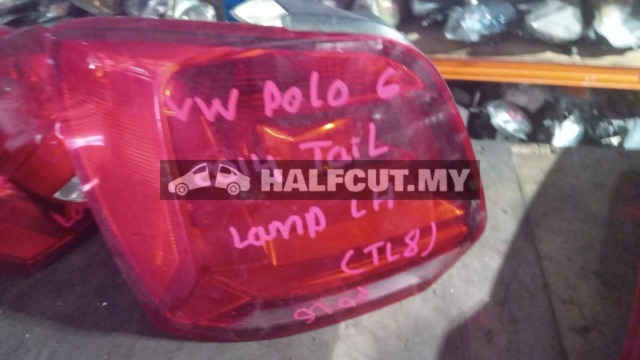 VOLKSWAGEN POLO 6 2014 LH TAILLAMP TAILLIGHT TAIL REAR LAMP LIGHT