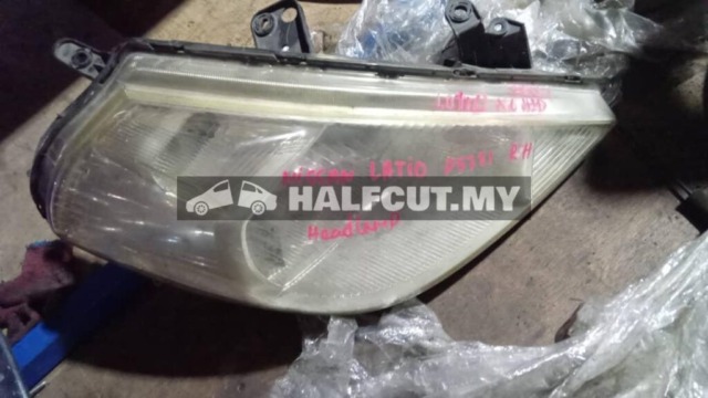 NISSAN LATIO P5781 RH HEADLAMP HEADLIGHT HEAD LAMP LIGHT