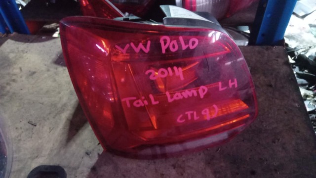 VOLKSWAGEN POLO 6 2014 LH TAILLAMP TAILLIGHT TAIL REAR LAMP LIGHT