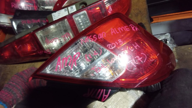 NISSAN ALMERA 1.6 2013 LH TAILLAMP TAILLIGHT TAIL REAR LAMP LIGHT