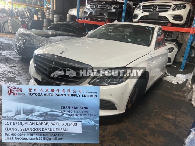 MERCEDES BENZ W205 C200 HALFCUT HALF CUT