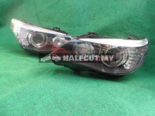 BMW E60 SET LCI HEADLAMP HEADLIGHT HEAD LAMP LIGHT