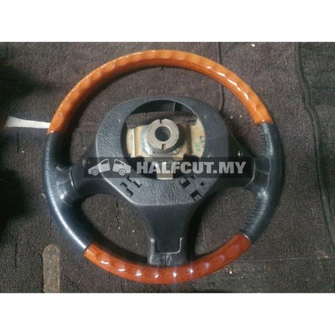 DAIHATSU GINO L700 STEERING WHEEL WALNUT