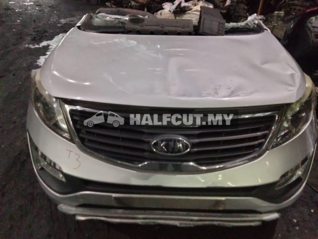 KIA SPORTAGE 2013 FRONT HALFCUT HALF CUT