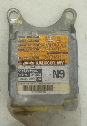 TOYOTA INNOVA AIR BAG ECU 89170-0K080