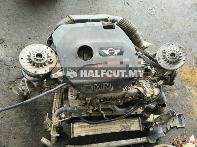 MINI F56 B38A ENGINE WITH FRONT AXLE SET GEARBOX GEAR BOX