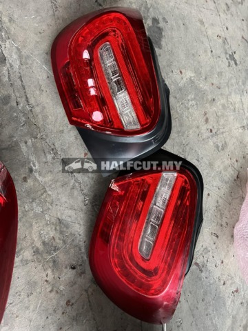 MERCEDES BENZ A CLASS W176 SET TAILLAMP TAILLIGHT TAIL REAR LAMP LIGHT HALFCUT HALF CUT