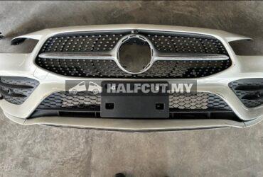 MERCEDES BENZ CLA w118 sport front bumper diamond silver grille