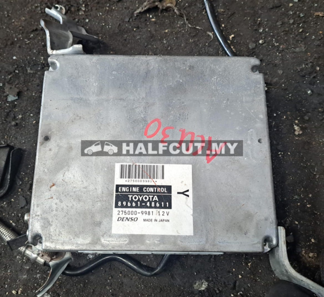 TOYOTA HARRIER ACU30. ENGINE ECU (89661-48611) Y