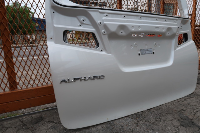 TOYOTA ALPHARD AGH30 REAR BONNET