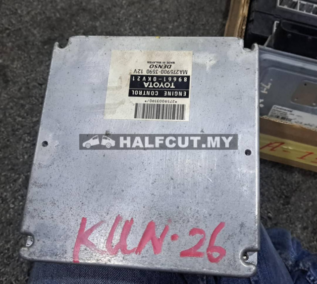 TOYOTA HILUX KUN26 ENGINE ECU (89661-0KV21) - Halfcut Malaysia KL ...