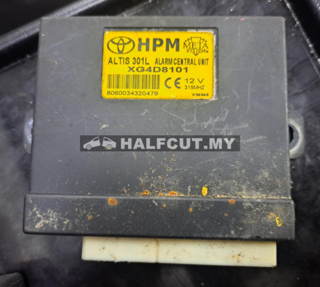 TOYOTA ALTIS ECU (XG4D8101) HPM