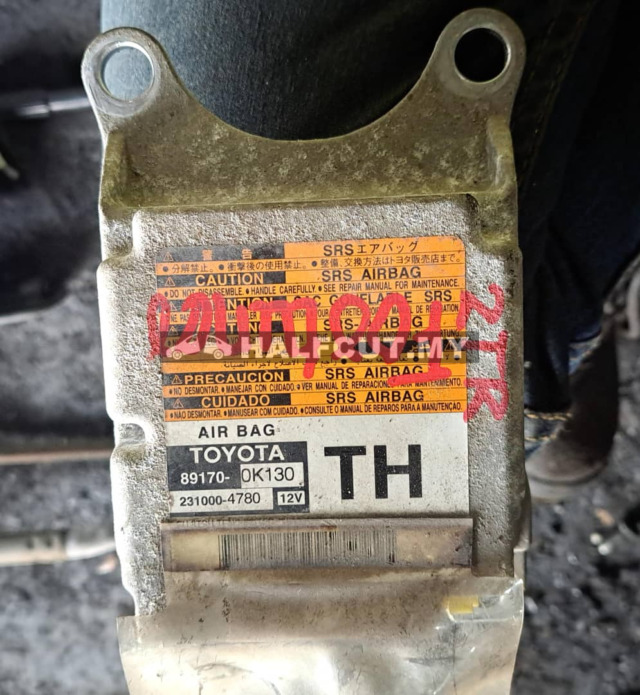 TOYOTA FORTUNER 2TR AIR BAG ECU (89170-0K130)TH