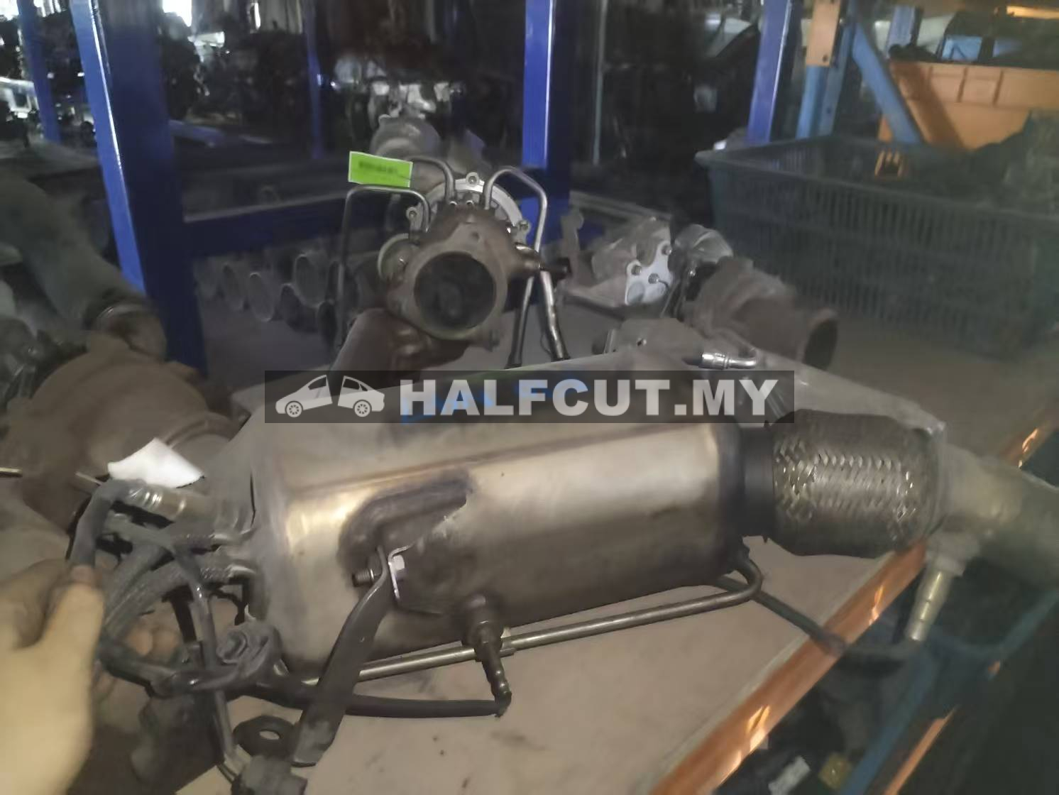 8514988 F10 N47 EXHAUST CATALYTIC