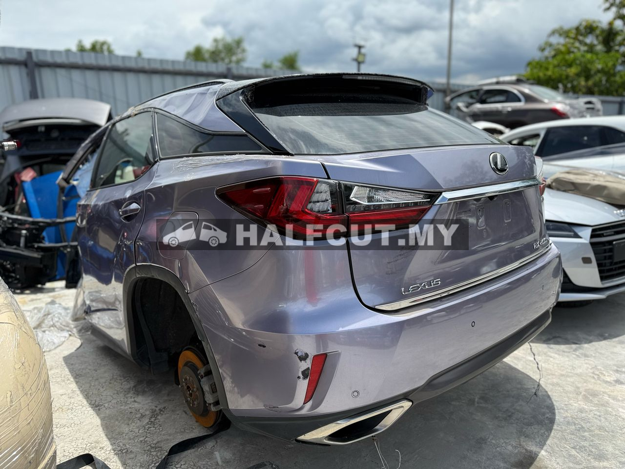 LEXUS RX200T LUXURY 2017 HALF CUT